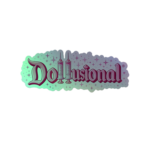 x DOLLUSIONAL BUMPER STICKER x